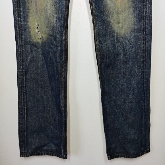 Diesel Larkee DNA Regular Straight Jeans 0882R Faded Wash Italy Mens Size 29x32 - Picture 2 of 15